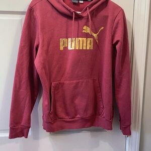 Puma Pink Sweatshirt with Black Accents
